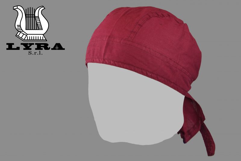 Bandana in cotone tinta unita Lyra
