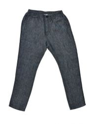 Pantalone chef in canapa naturale Lyra